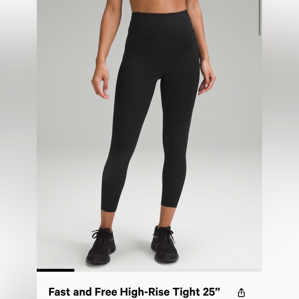 F45 x lululemon fast and free leggings